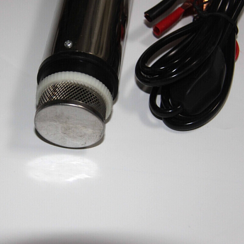 汐岩抽油泵柴油12V 电动24伏加油机加油泵自吸泵潜水油泵油抽子抽油器 24V带滤网不锈钢电泵高清大图