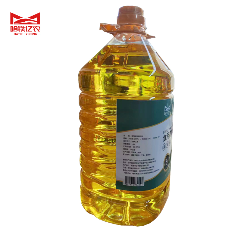 哈铁亿农 非转基因食用植物调和油 5L/桶高清大图
