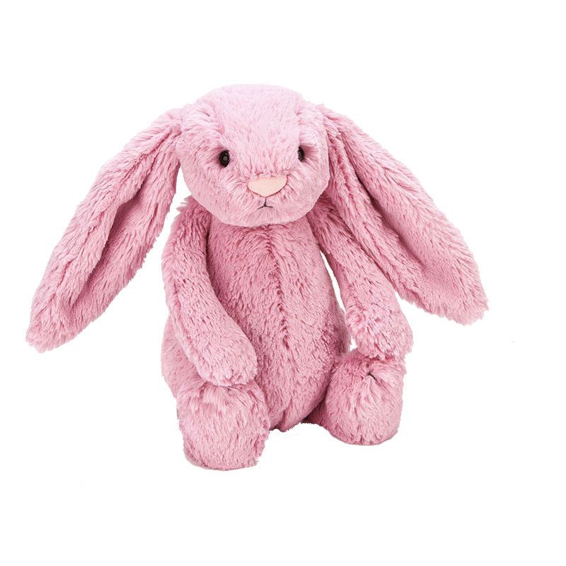英国jellycat同款邦妮兔公仔长耳兔子玩偶毛绒玩具儿童生日礼物浅粉色