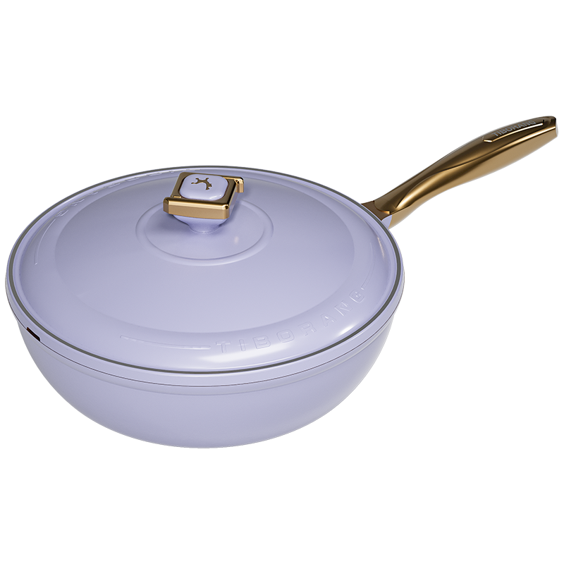 帝伯朗零氟系列 摩登氧吧锅 32cm丝绒紫DBL-MDYBG01