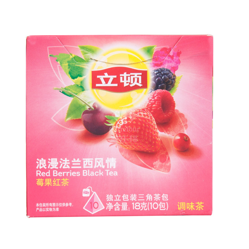 立顿浪漫法兰西风情莓果红茶10包18g
