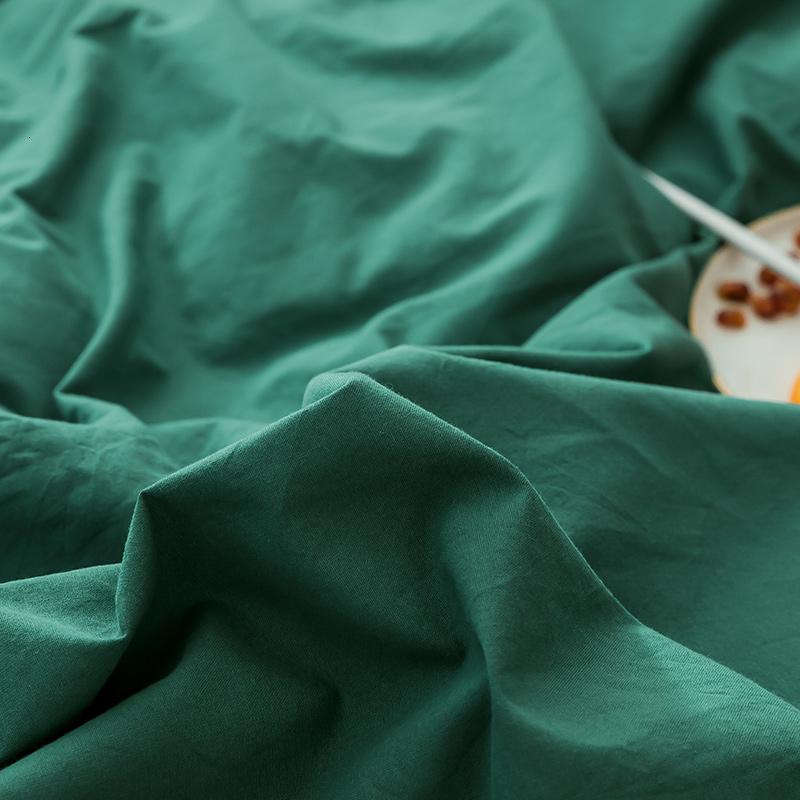 水洗棉全棉四件套纯棉床上用品被套单人床笠床单三件套北欧少女心_194高清大图