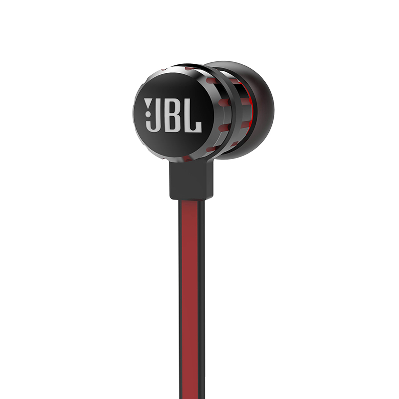 JBL T190A耳机入耳式立体声苹果小米手机通用耳塞带麦黑红