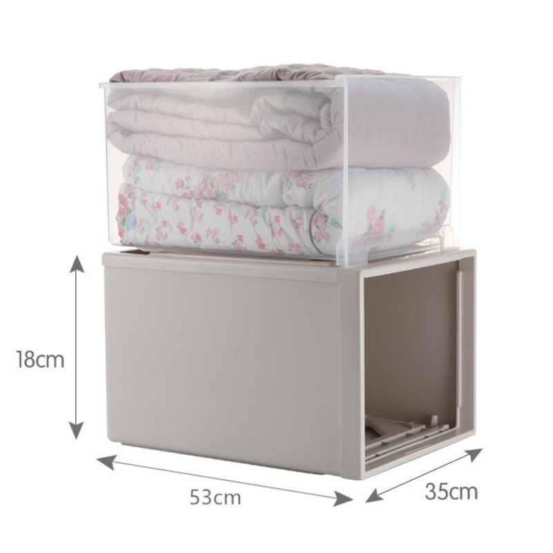 豫龙都 抽拉收纳箱33L个