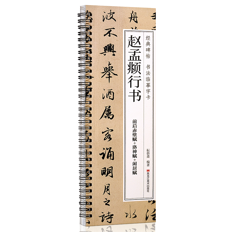 正版新书]经典碑帖 书法临摹字卡 赵孟頫行书耘俗斋978755939646高清大图