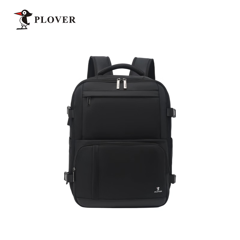 啄木鸟PLOVER休闲商务双肩背包黑色GDXXB088-A(个)高清大图
