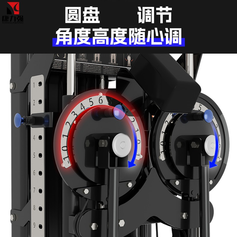 康力强KLQ8001健身房多功能蝴蝶机侧平举夹胸训练一体双臂机肩部训练侧平举训练器(红色)高清大图