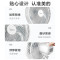 美的(Midea)电风扇SAF30AC家用落地扇7叶台立两用扇卧室摇头安静节能循环通风大风量电扇 白色