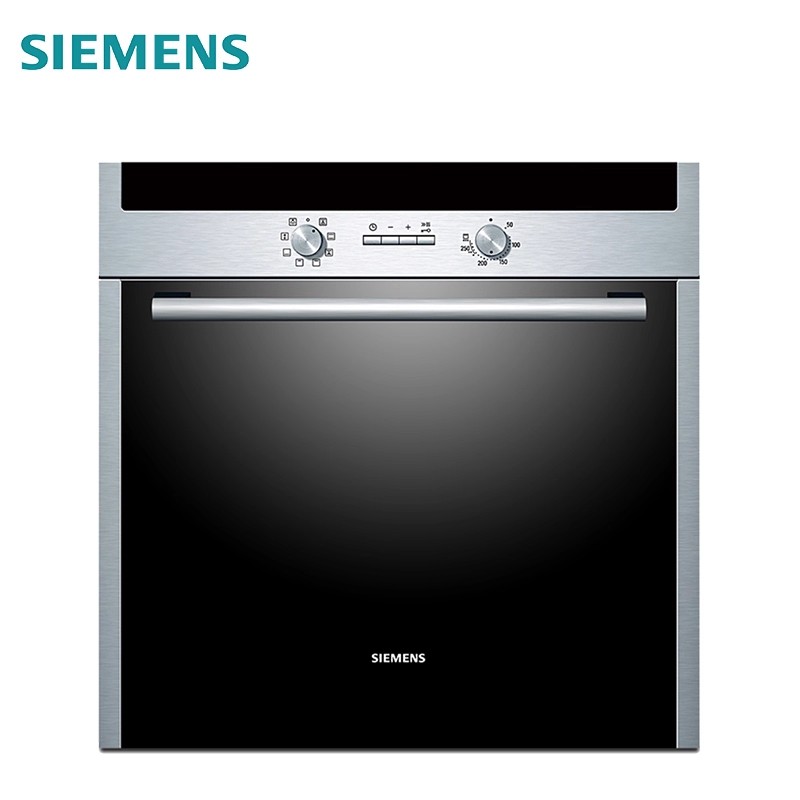 西门子61升嵌入式烤箱 HB23AB540W 不锈钢管加热电烤箱 热风循环蒸饭柜高清大图