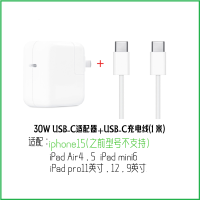 Apple 30W USB-C充电器+充电线1米 适用iPad pro/iPad Air4/5 macbook air