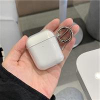 奶白撞蓝链条OPPO蓝牙enco耳机套air保护套w31透明Free2软壳x女 软壳带金属圆扣 OPPO[Enco Ai