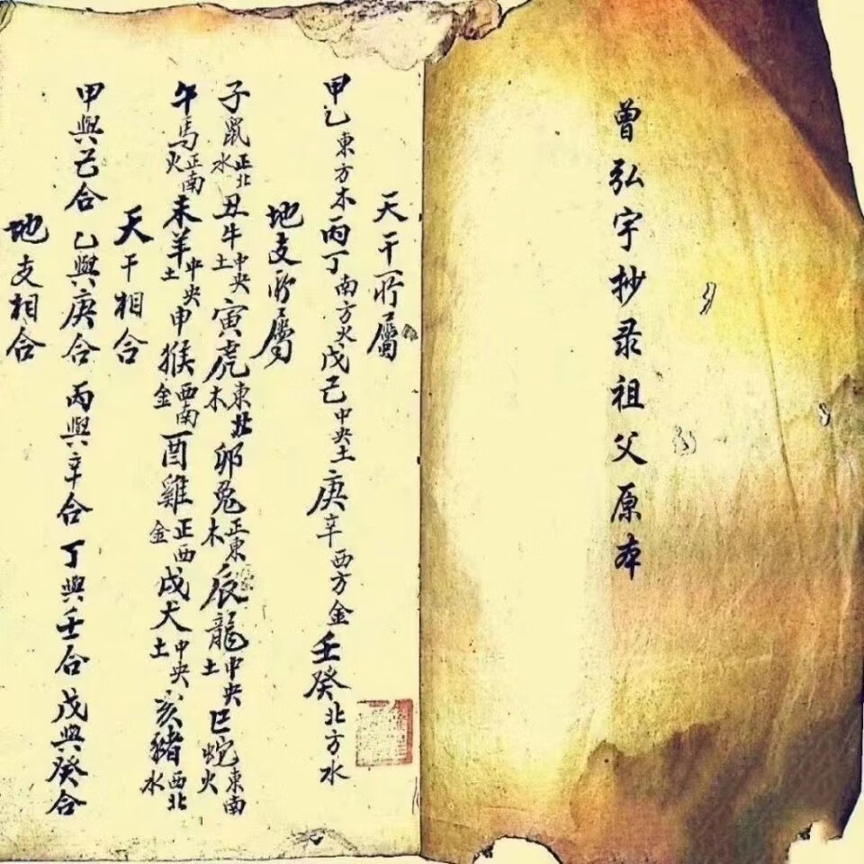 江西三僚手抄本 杨公择日全书 手工艺术线装收藏品高清大图