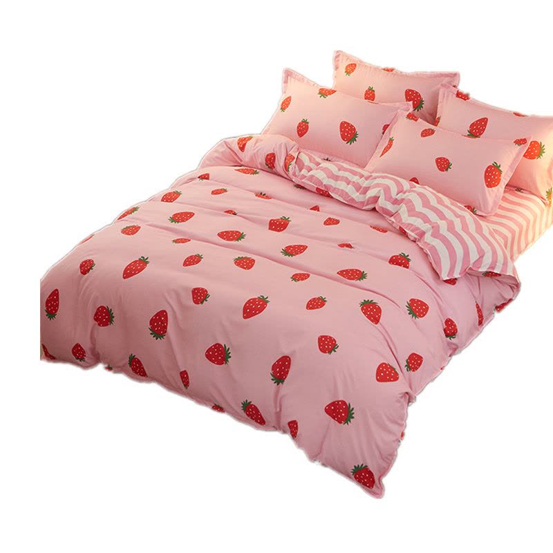 被套床单单件被罩150*200x230单双人学生宿舍1.5米1.8床三四件套图片