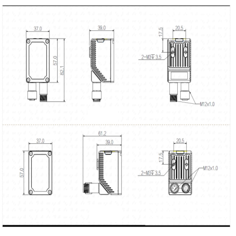 华睿科技 R5050PMG-12M-RGG01 5000P系列500万网口黑白读码器红光/半偏振/镜头12mm不涉及维保高清大图