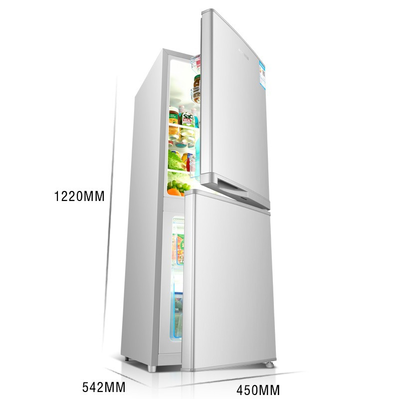 奥克斯 BCD-146AD双门冰箱 银色 146L
