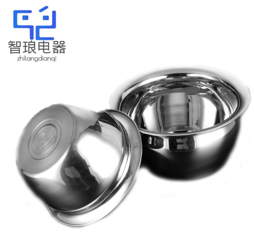 万允 加厚不锈钢油盆10寸/个(10寸)高清大图