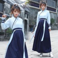 古装男汉服男仙气古风中国风中国风改良汉服女男武侠风古装学生日常班服表演服cp情侣套装