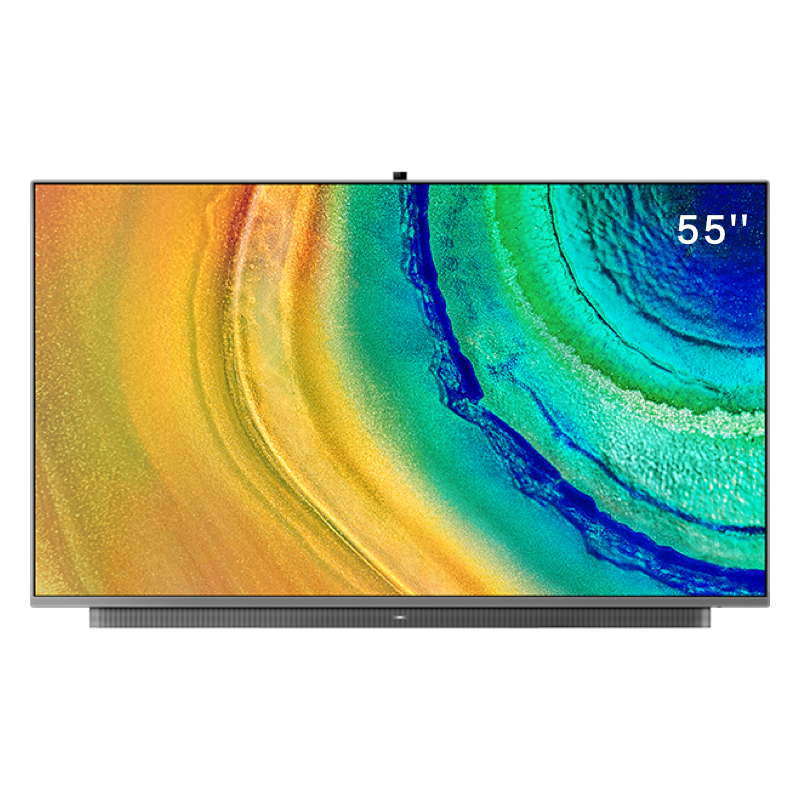 华为智慧屏V55i-A 55英寸 4K超高清全面屏 多方视频通话 AI升降式摄像头
