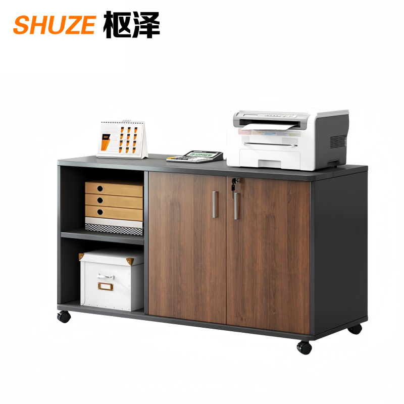 枢泽 文件柜 矮柜 两门两格900*340*590mm 台高清大图