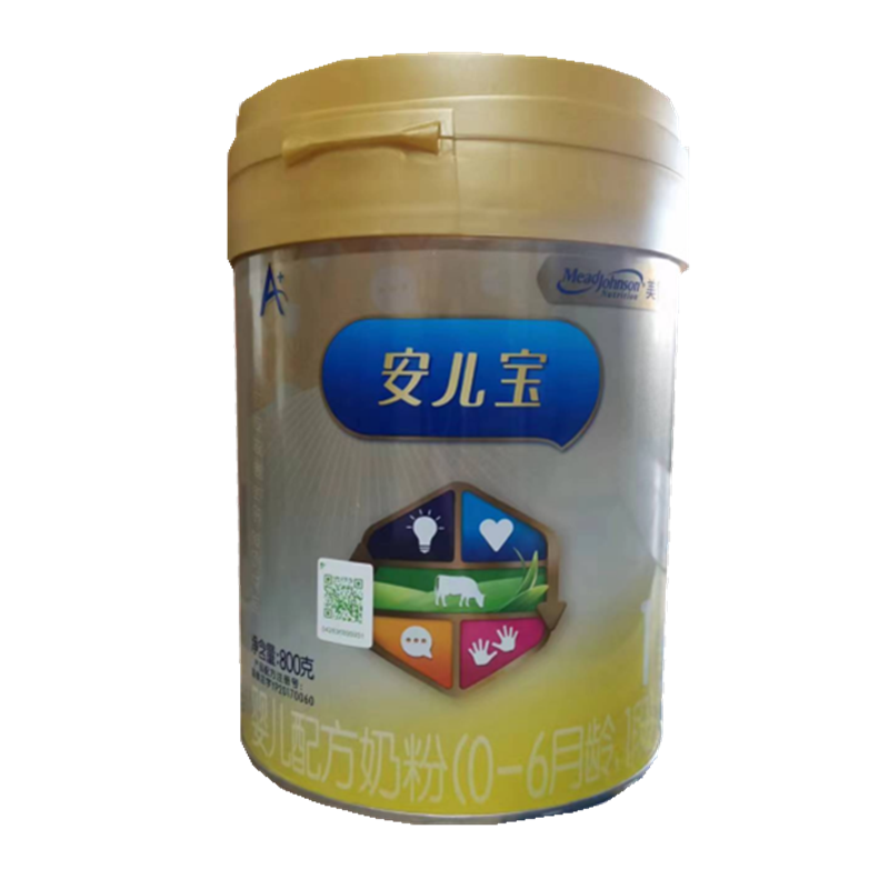 美赞臣草饲安儿宝婴儿配方奶粉1段800g*6罐