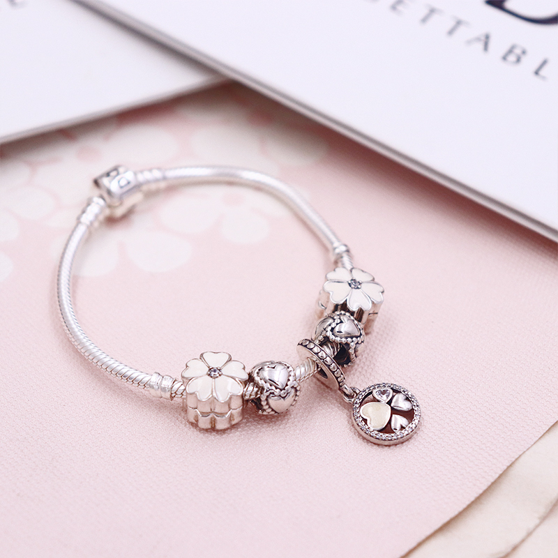 pandora潘多拉手链女925银雏菊3时尚饰品520送女友生日佳选