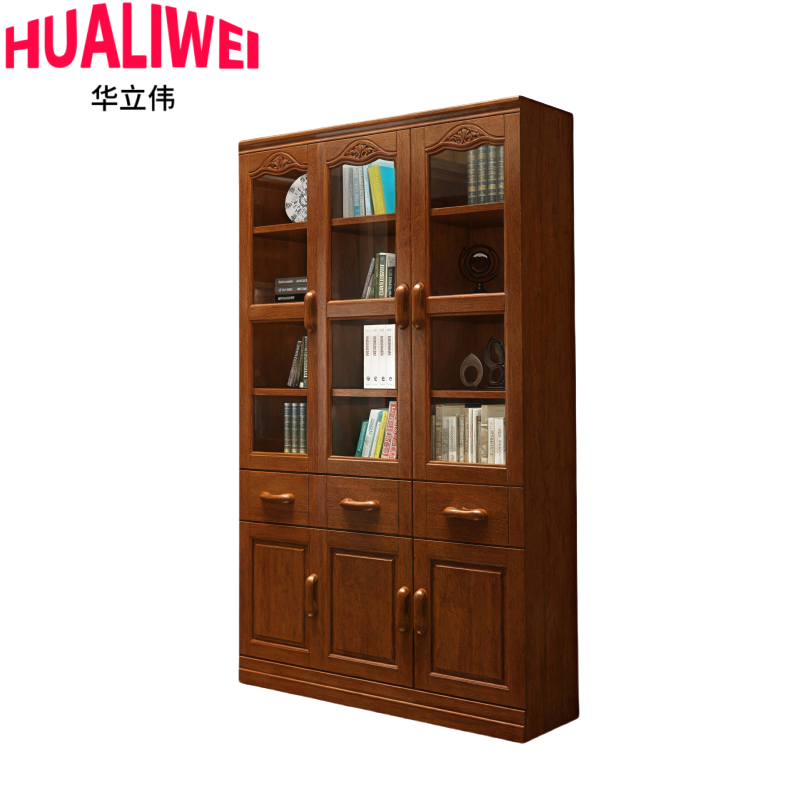 华立伟书柜1200*335*2000mm台高清大图