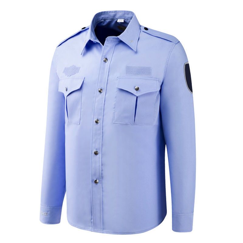 保安短袖工作服夏装短袖制服保安衣服夏季裤子套装男衬衣衬衫物业报价