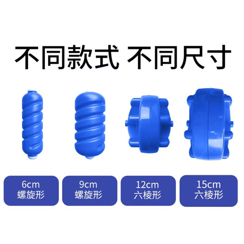群泰(Quntai)游泳池泳道线 浮桥水线 比赛线 泳池分道线螺旋型直径9cm/长25米高清大图