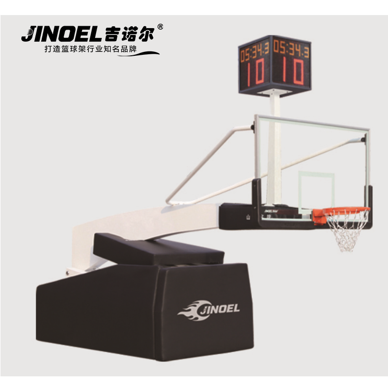 吉诺尔篮球架JNE-1001电动液压篮球架高清大图