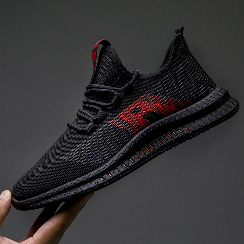 京城部落夏季透气时尚百搭男士韩版休闲鞋