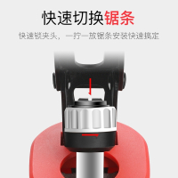 闪电客红松锂电充电式往复锯电动马刀锯家用小型电锯户外手提伐木锯 大功率无刷21V4A单电-标配套餐