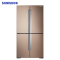 三星(SAMSUNG)RF66M9051FM/SC 662升十字对开门冰箱 风冷变频无霜三循环 智能变频压缩机(金色)