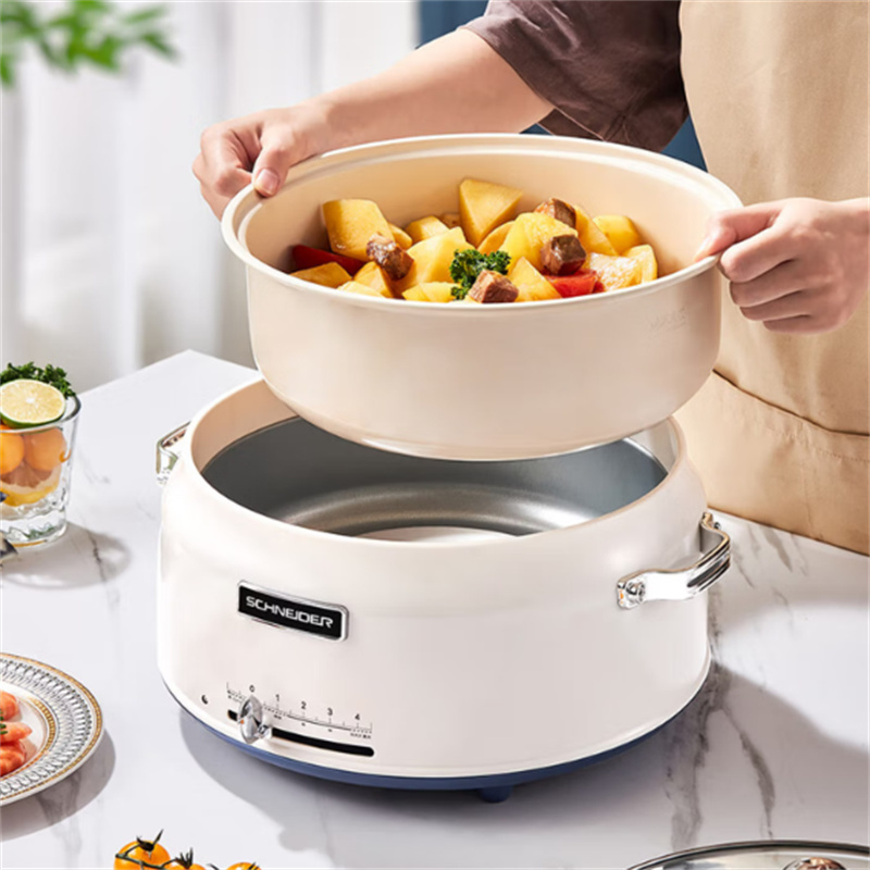 施耐德 SWK-XNL03 分体电火锅 5L高清大图