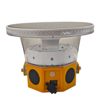 简鼎 JD7526 DC3.7V 0.5W IP66 60±3次/分钟 LED 太阳能警示灯(计价单位：盏)黄色