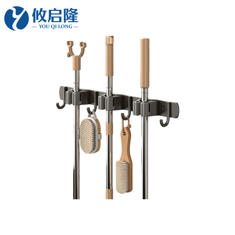 攸启隆不锈钢拖把架挂钩高清大图