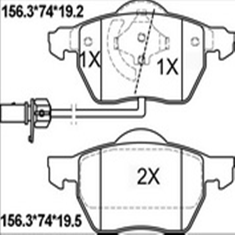刹车片F帕萨特；A4老/G1554/B6 1.8T/2.4/3.0；红旗世纪星红旗名士报价_