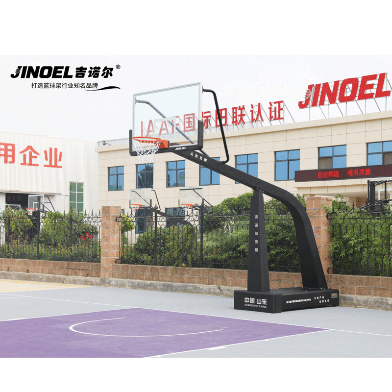 吉诺尔篮球架JNE-1013高档平箱式移动篮球架高清大图