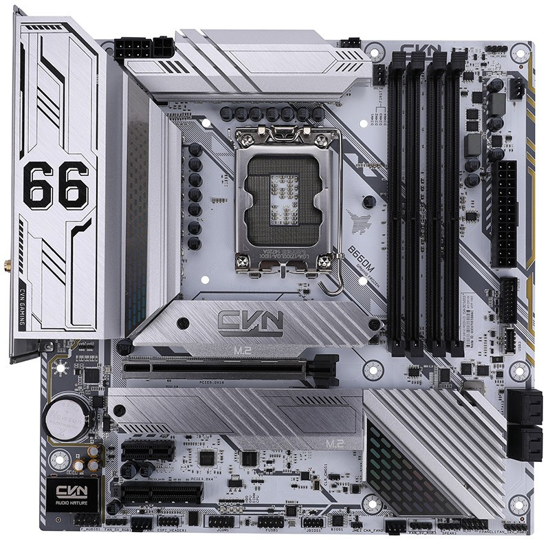 七彩虹 CVN B660M GAMING FROZEN V20主板+12代英特尔 i5-12400 主板套装