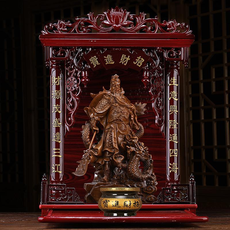 美帮汇骑龙关公像供奉神像摆件关二爷爷佛像武关羽像高清大图