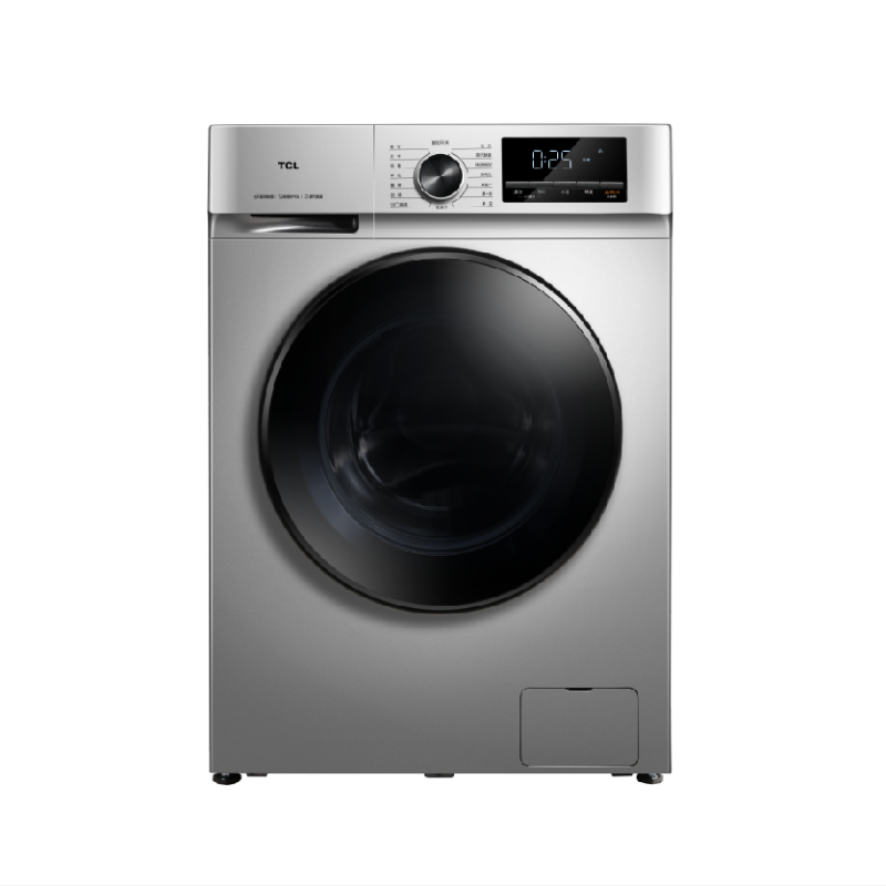 tcl10公斤洗烘一体空气洗全自动滚洗衣机g100f1ahb魅影灰