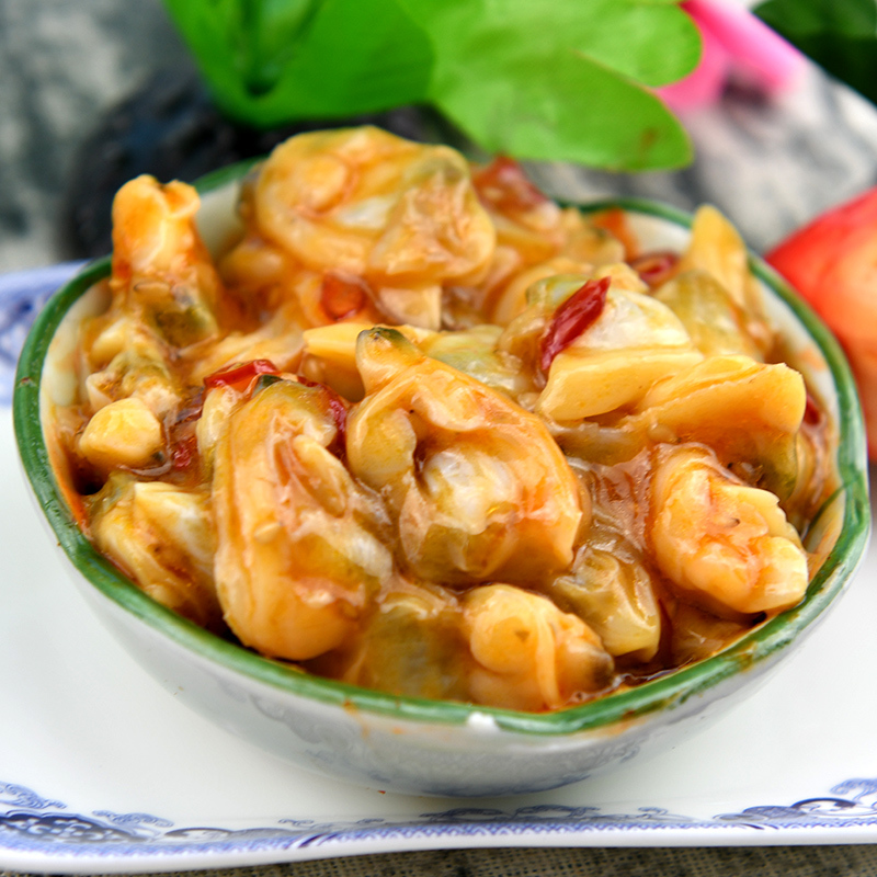 怡鲜来麻辣鲜蛤100g解冻即食日式刺身寿司料理下酒小菜