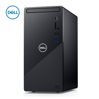 戴尔（DELL）Ins灵越 3880-R13N8B 十代酷睿干将高性能家用办公商务学生网课学习台式机电脑主机（i3-10100 8G 256G固态+1TB机械）