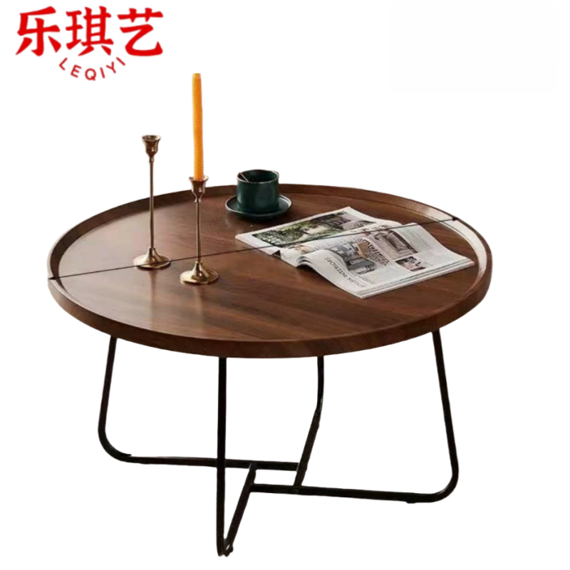乐琪艺茶几60*60*39cm张高清大图