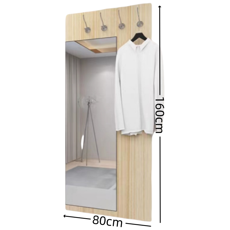 豫龙都 挂衣板+镜 80cm 个高清大图