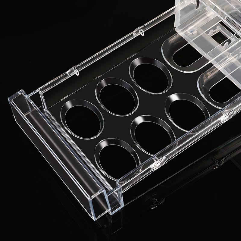 加厚鸡蛋盒冰箱鸡蛋收纳盒塑料抽屉式鸡蛋格装鸡蛋的包装盒子_286高清大图