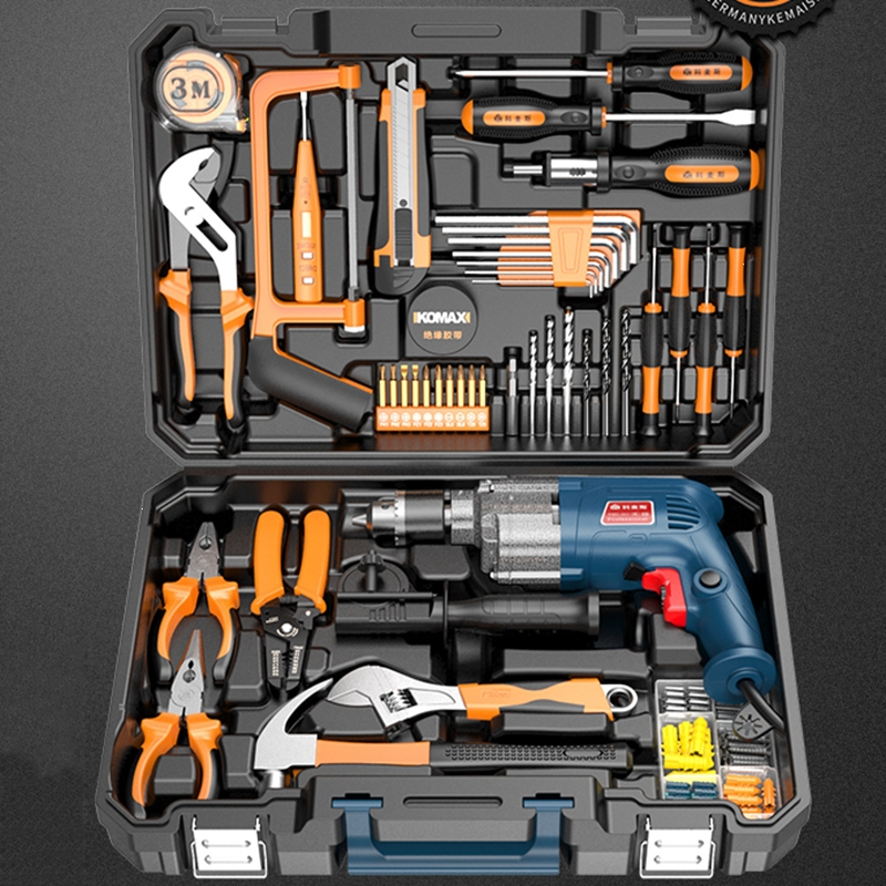 科麦斯kemaisi家用工具套装大全木工维修多功能电动电工专用组合五金