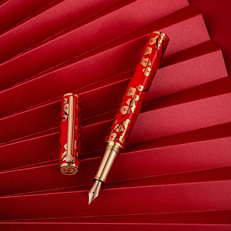 英雄（HERO）钢笔90周年纪念笔 12K金笔尖礼盒套装礼物送礼品笔老师 宝珠笔头签字笔二合一H72图片