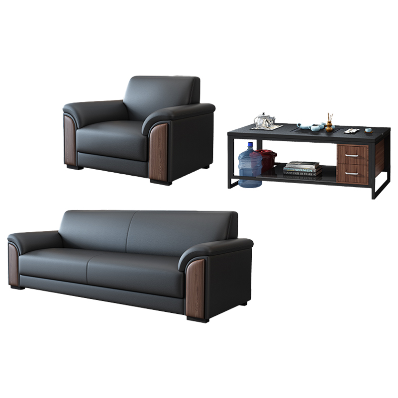 依韵珂会客沙发192*78*81cm(1+3+火烧石茶几)套高清大图