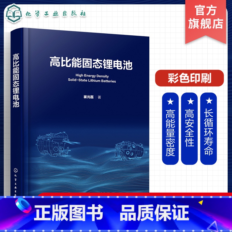 高比能固态锂电池 【正版】高比能固态锂电池 高比能固态锂电池关键材料及核心技术 解决传统液态锂电池痛点 锂电池安全 高比