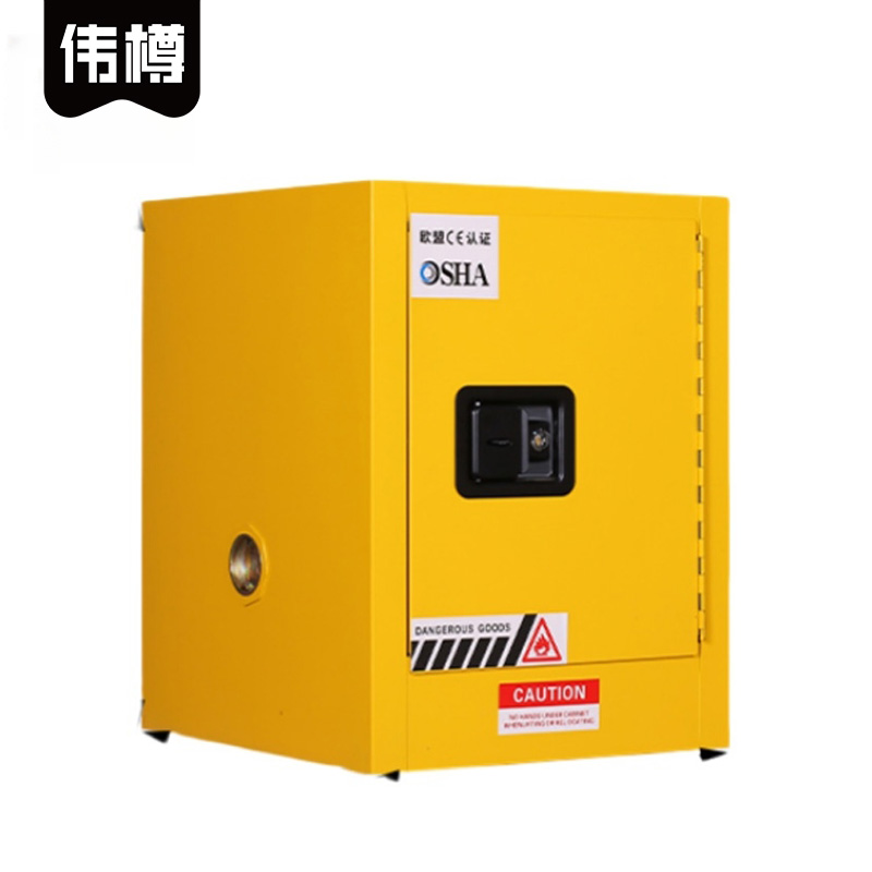 伟樽防爆柜4加仑黄色430*430*560mm台高清大图